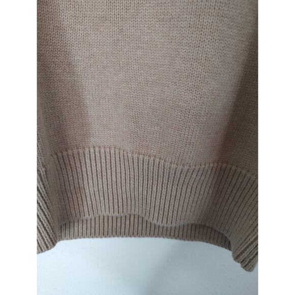 Billie The Label Cappuccino Long Balloon Sleeve Scoop Neck Harlow Sweater XS - Picture 7 of 9